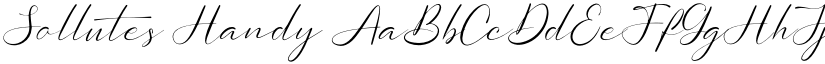Sollutes Handy font download