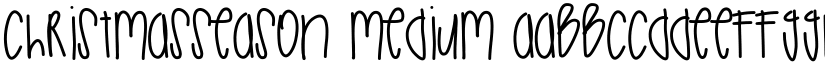 ChristmasSeason Medium font
