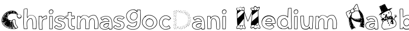 ChristmasgocDani Medium font