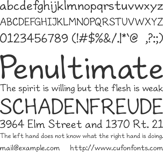 FairySilk font preview