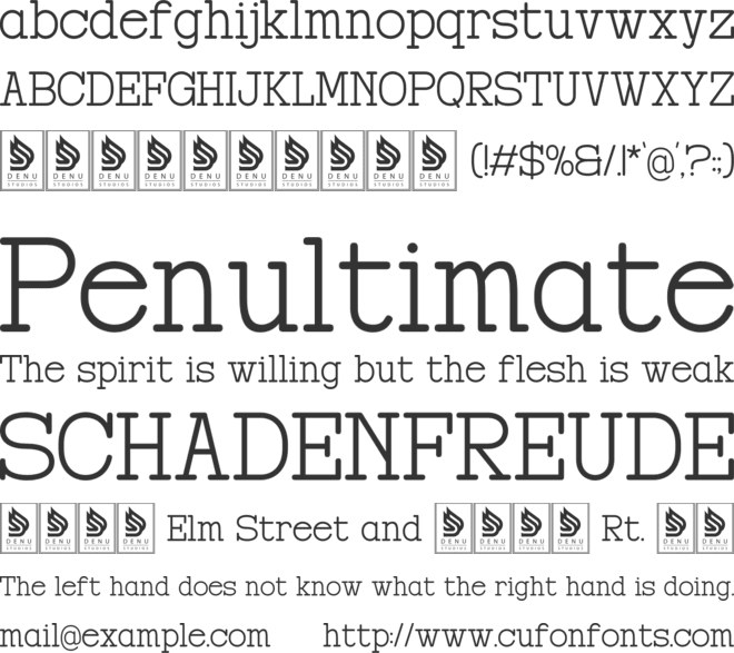Registrar Archive font preview