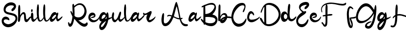 Shilla Regular font