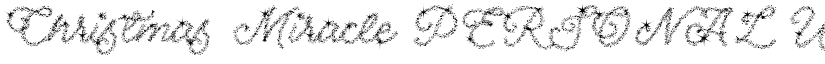 Christmas Miracle PERSONAL USE Regular font