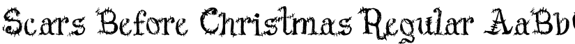 Scars Before Christmas Regular font