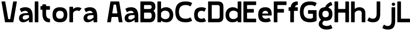 Valtora font