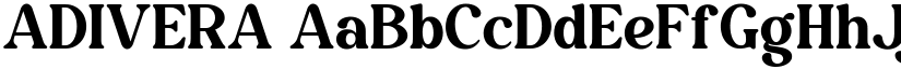 ADIVERA font