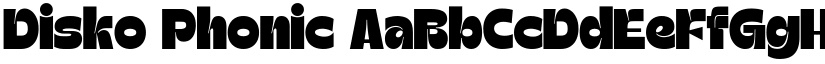 Disko Phonic font download