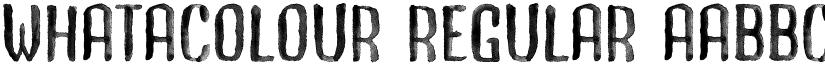 Whatacolour Regular font
