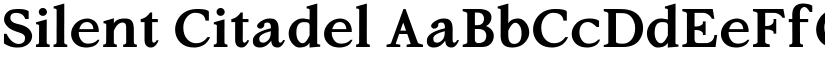 Silent Citadel font
