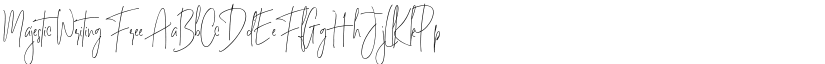 Majestic Writing Free font download