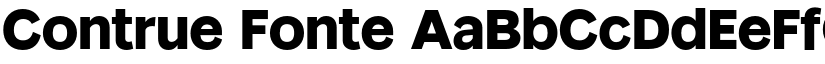 Contrue Fonte font