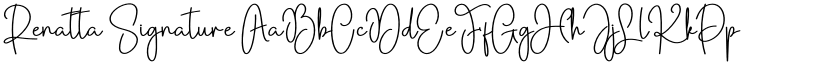 Renatta Signature font download