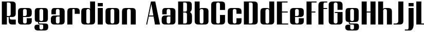 Regardion font download