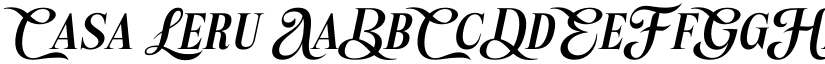 Casa Leru font download