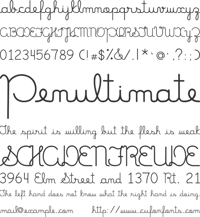 MamaeQueNosFaz font preview