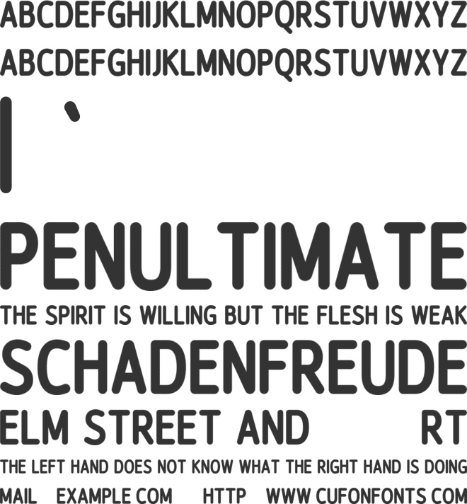 Applegen font preview