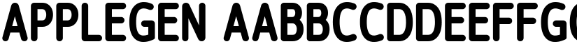 Applegen font download