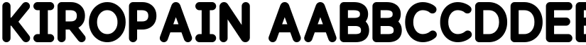 Kiropain font download