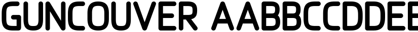 Guncouver font download