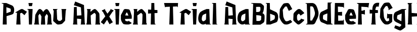 Primu Anxient Trial font download