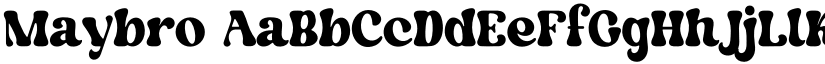 Maybro font download