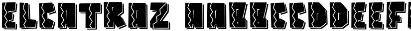 Elcatraz font