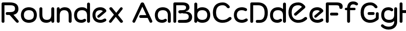 Roundex font download