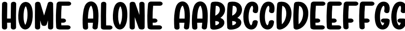 Home Alone font