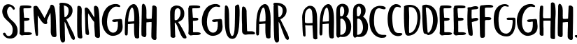 Semringah Regular font