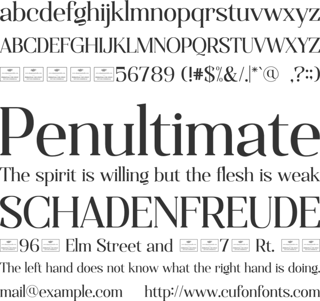 Qualifies Free font preview