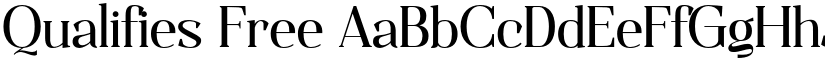 Qualifies Free font download