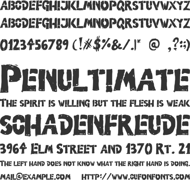 Plainfield skinsuit font preview
