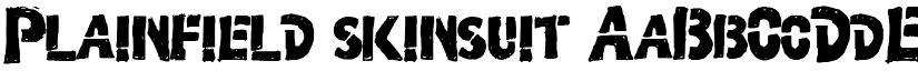 Plainfield skinsuit font download