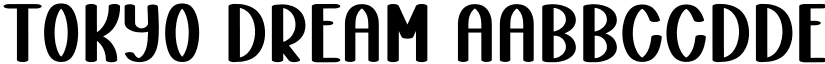 Tokyo Dream font