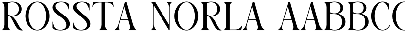 ROSSTA NORLA font download