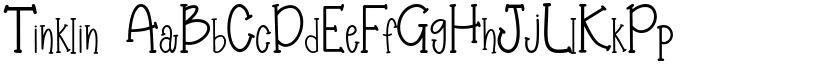 Tinklin font download