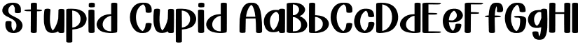 Stupid Cupid font download