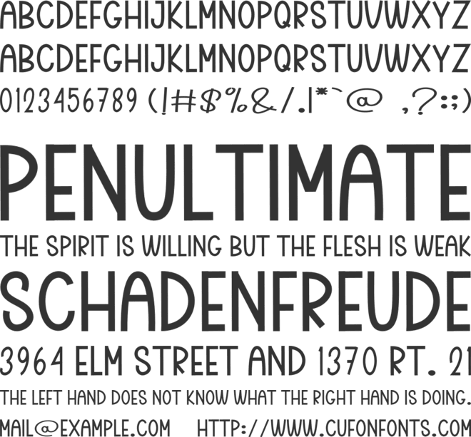 Sound Sistem font preview