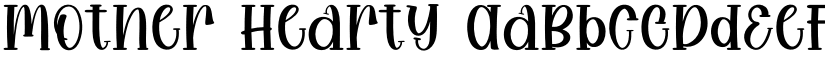 Mother Hearty font download