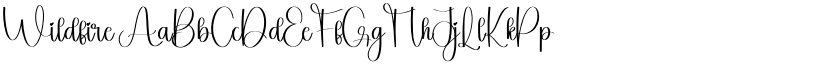 Wildfire font download