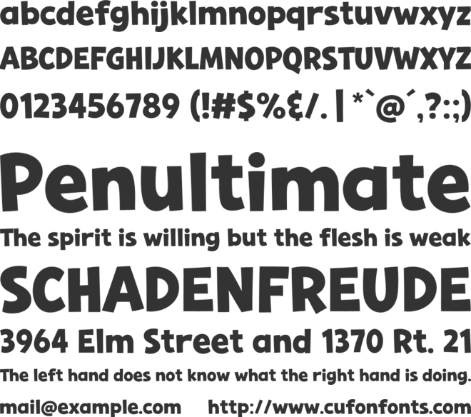 Monterlo font preview