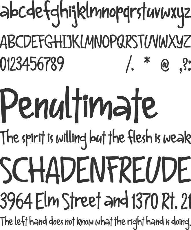 Malem Natural Handwritten Display Font font preview
