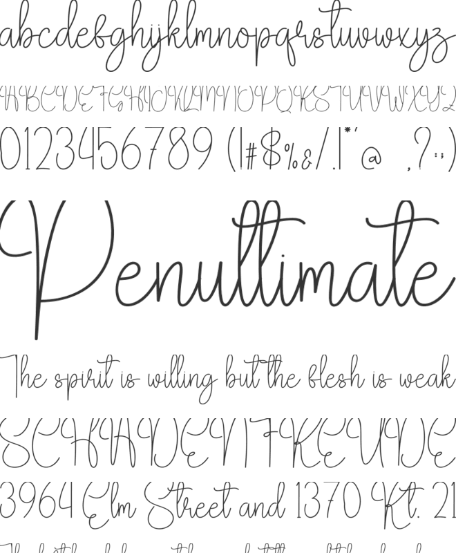 Another font preview