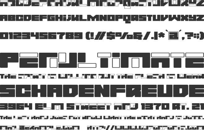 Resio font preview