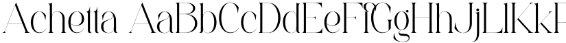 Achetta font download