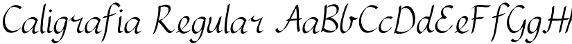 Caligrafia font download