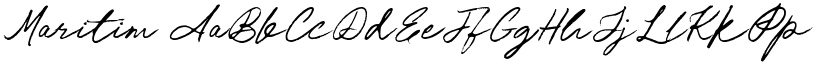 Maritim font download