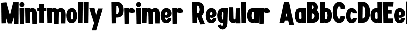 Mintmolly Primer Regular font download