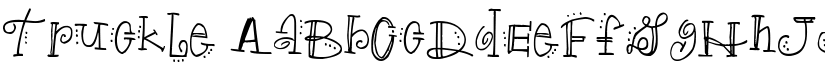 Truckle font
