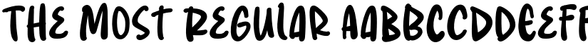 The Most font download